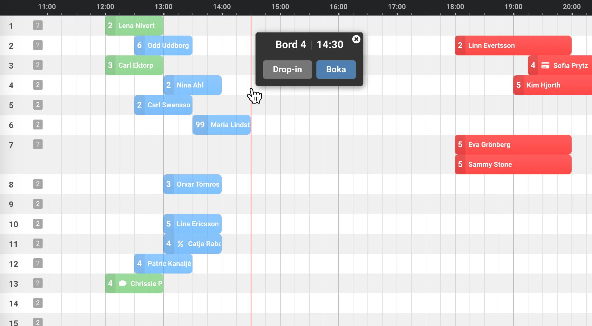 Boka med ett&nbsp;klick