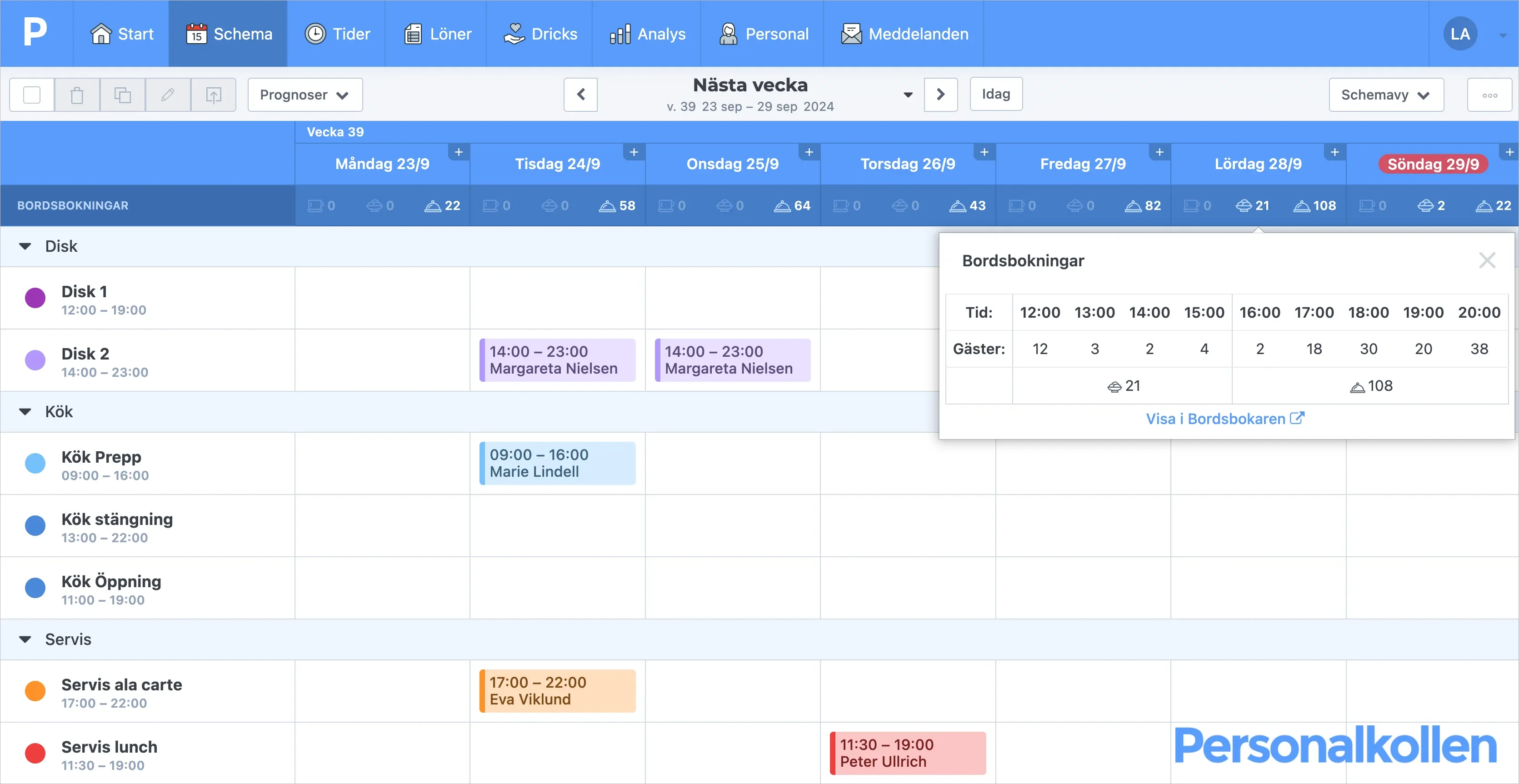 Underlätta schemaläggning i Personalkollen